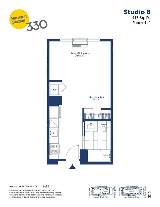 Floor Plan - Studio  B