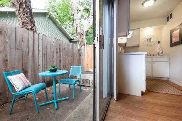 Private patios in select units - Beehive Studios