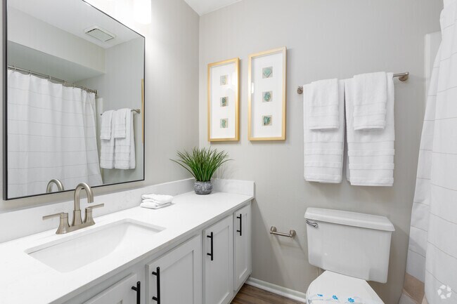 2BR, 2BA - 950SF - Primary Bathroom