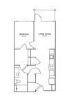 1 Bedroom, 1 Bathroom