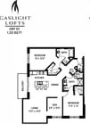 Unit D3 with Den Gaslight Lofts