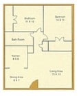 2BR/1BA
