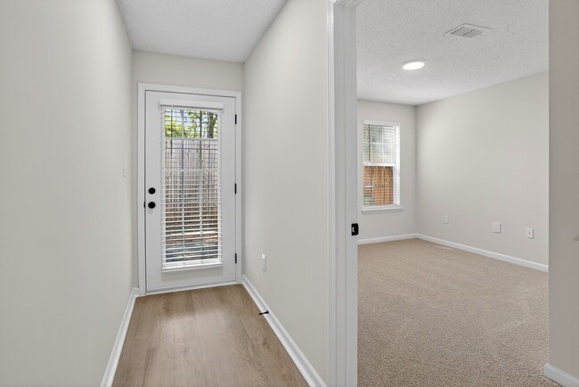 Easy access to back patios