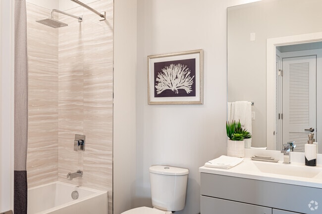 1BR, 1BA - A1 - Bathroom