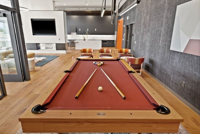Club room billiards