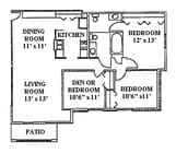 3BR/1.5BA