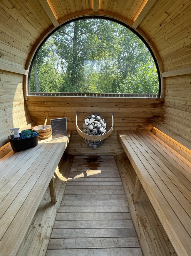 Sauna Interior - Tillmore at Quarry Trails Apartments