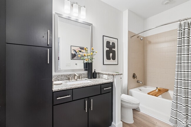 A1A 1BR, 1BA - 612SF - Bathroom