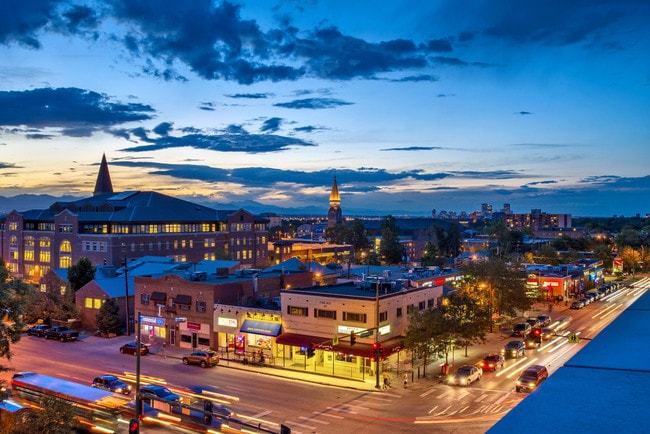 Next to the University of Denver