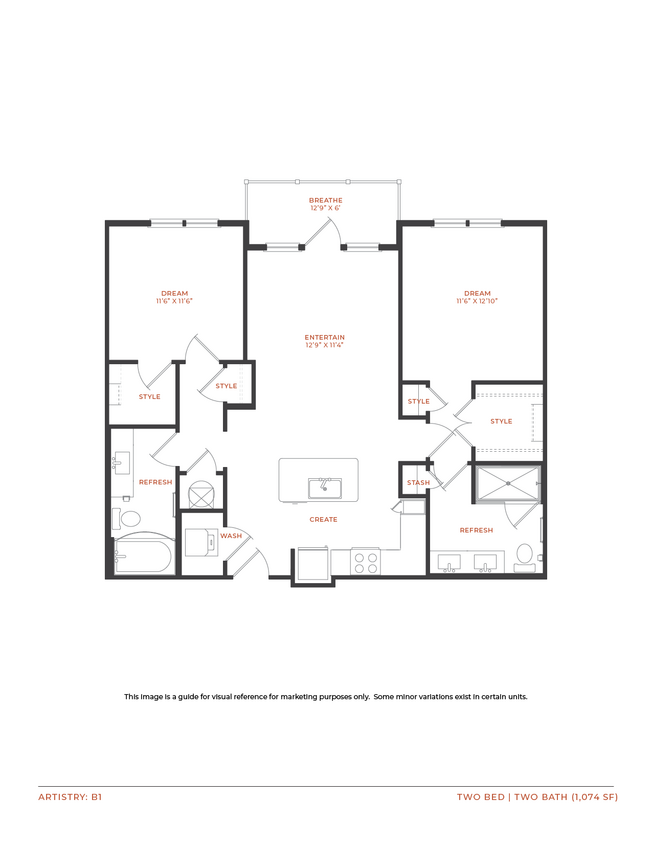 Floor Plan - B1 - ALT 1