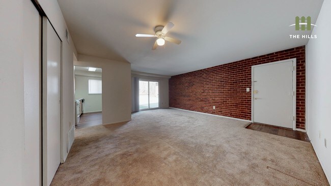 Living/Dining Room With Accent Wall