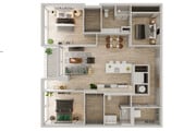 C1 floor plan 400H