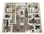 2 Bedroom | 2 Bath | 1044-1060 SF