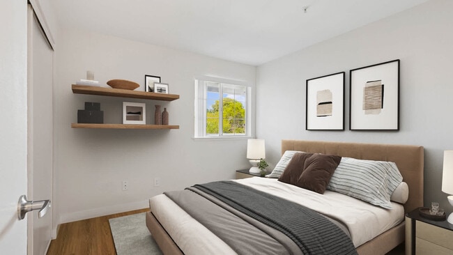 Bedroom with Hard Surface Flooring