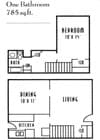 1BR/1BA