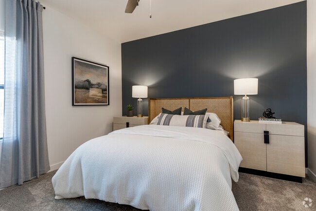 2BR, 2BA - 1,127SF - Primary Bedroom