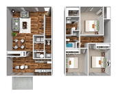 Three Bedroom Two and a Half Bathroom