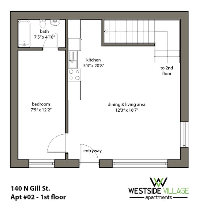 Building Photo - 140 N Gill St Unit #02