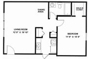 1BR/1BA