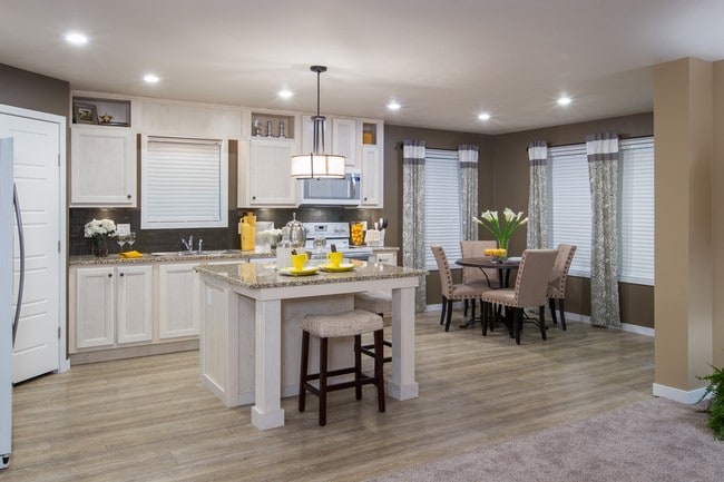 Island Kitchen - East Village Estates Apartments