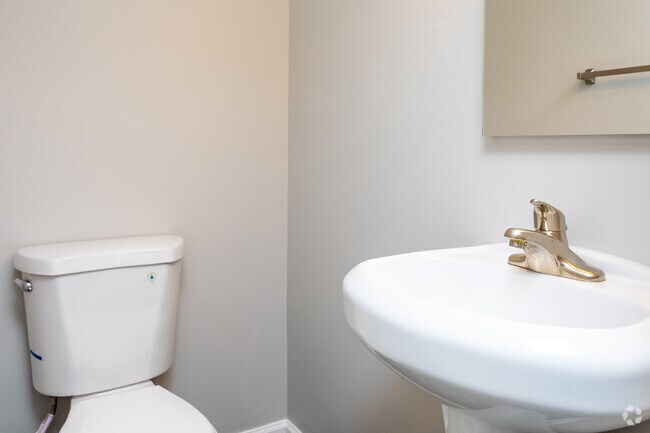 3BR, 1.5BA - 1,100SF - Half Bath