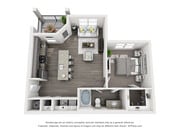 Atlantic At Grand Oaks - A-2- 1x1 - 1 Beds - 1 Baths - 816 Sq. ft.