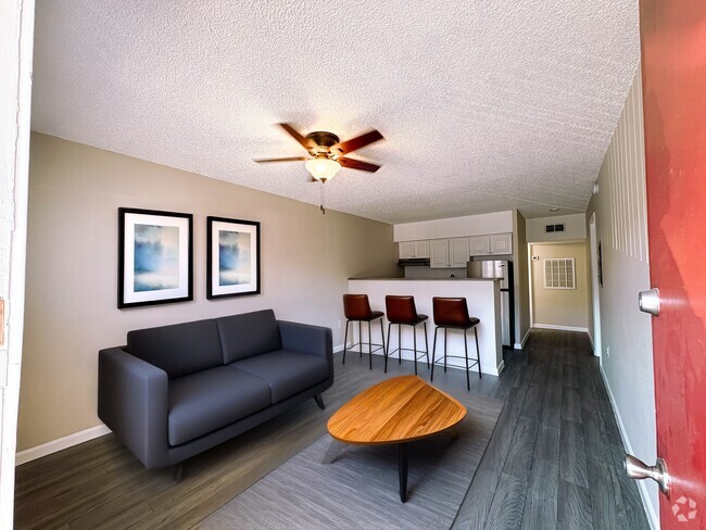 1BR, 1 BTH - Living Area - Ogden Villas Rental