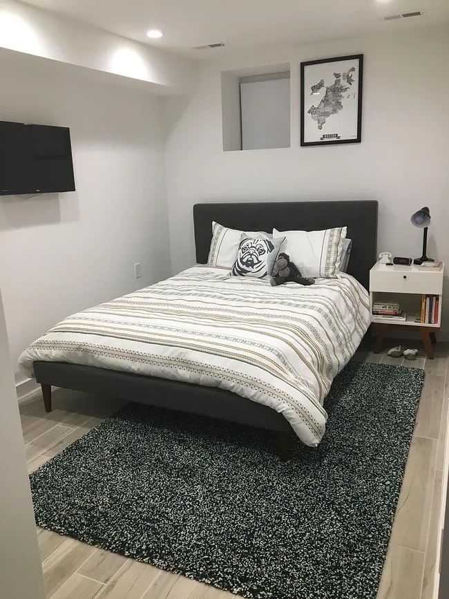 Bedroom, rear entry - 1741 1st St NW Unit 1