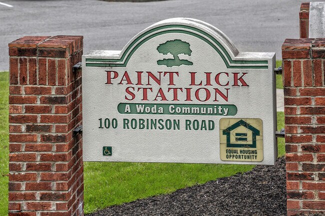 Site sign - Paint Lick Station