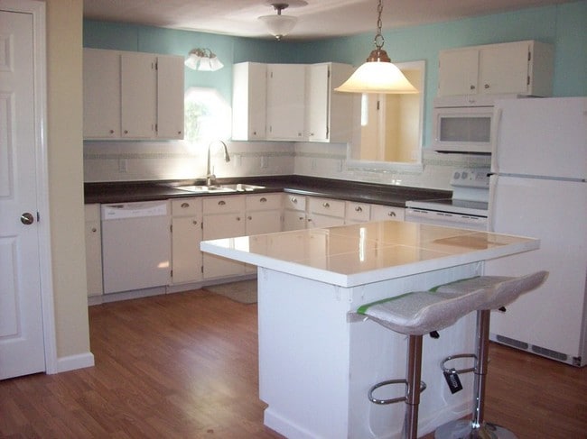 Open concept kitchen / livingroom