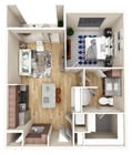 Plano de planta A2 de Ascend en McKinney North