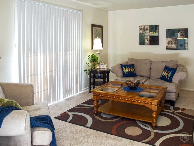 Two Bedroom Living Room - Telegraph Crossing Apartments