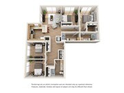4 habitaciones, 3 baños y más.