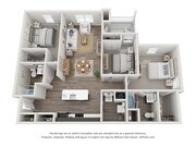 3 Bedroom | 2 Bath | 1233 SF