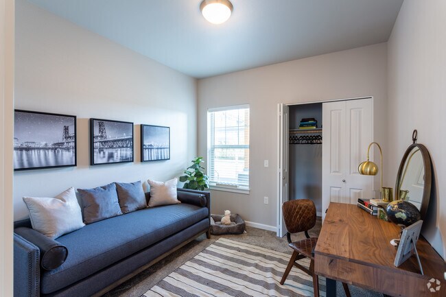 2BR, 2BA - 1,029 SF Cedar Floor Plan - The Boulevard