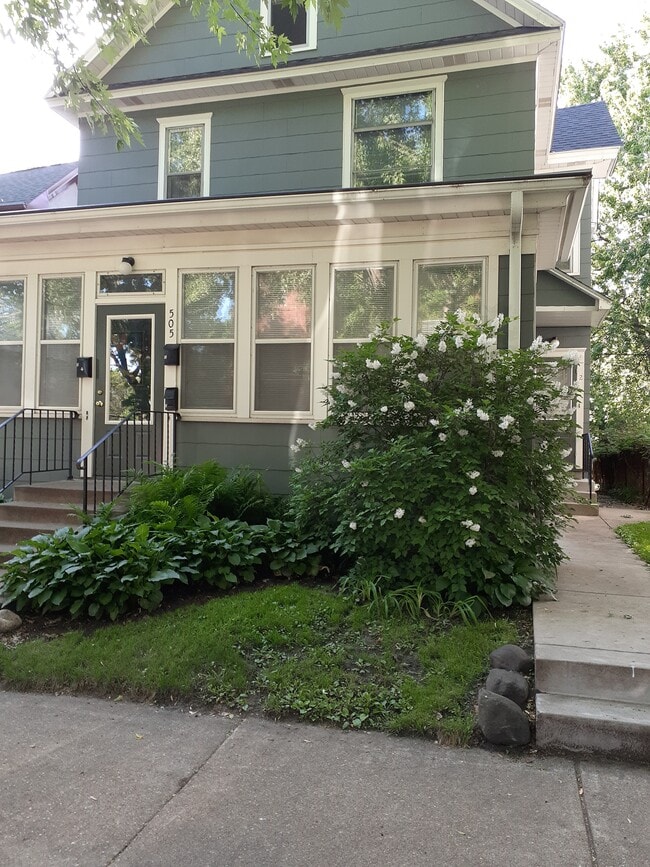 View of triplex
