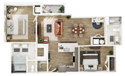 B13 floor plan The Seventeen Hundred on East
