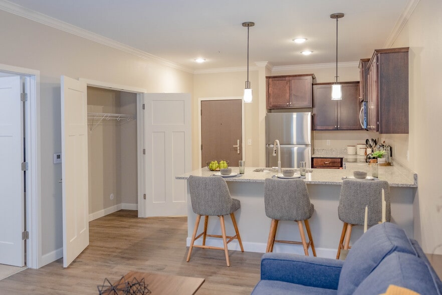 Entry closets (in select homes)