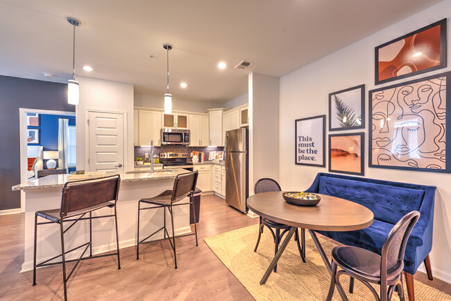 Model Unit Open Floor Plan - Oasis at Heritage Apartments