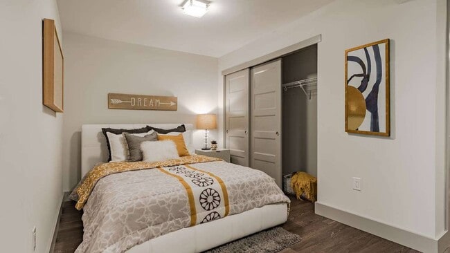 Spacious bedrooms with storage