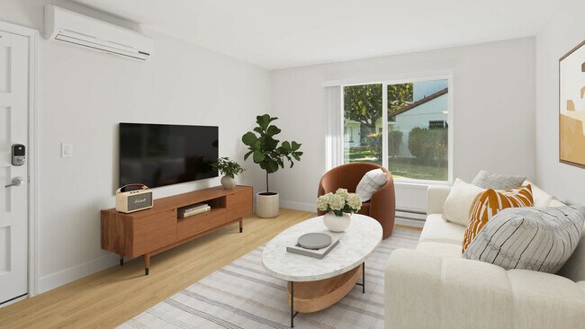 Living Room with Hard Surface Flooring