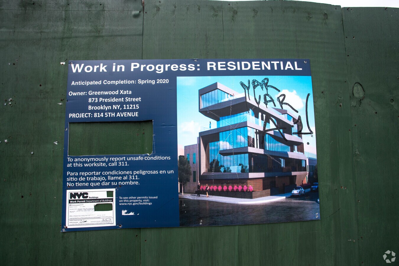 CONSTRUCTION PHOTO - 734 5th Ave