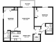 2BR/2BA