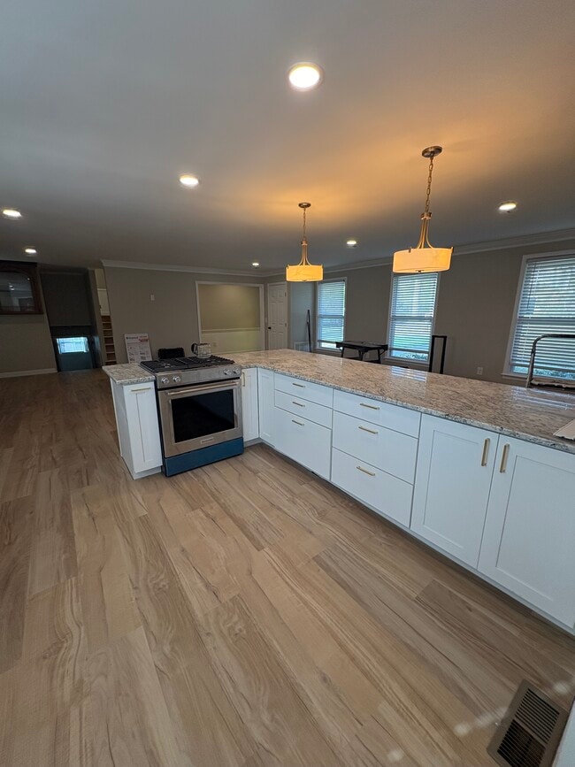 Cocina y sala de estar - 304 S Almond Dr