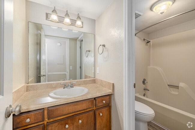 1BR, 1BA - 720SF - Bathroom - Rivermont Apartments