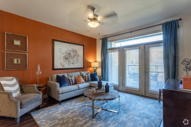 A2 1BR, 1BA - 692SF - Living Room - Origin at Frisco Bridges