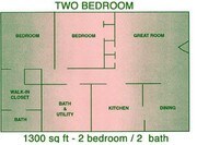 2 bedroom 2 bath