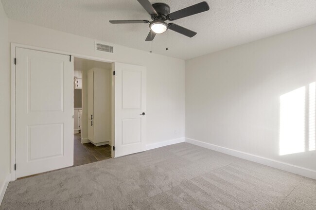 Spacious bedrooms