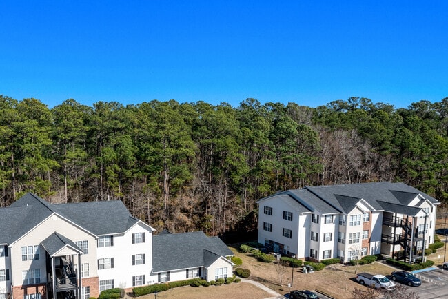 Summer Crest Apartments - Aerial View of Building Exteriors