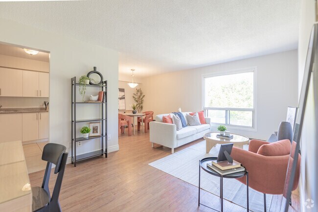 2BR, 1BA - Living Room - 75 Huron Heights